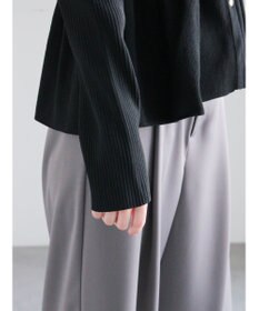 Te chichi 前後2WAYペプラムカーディガン