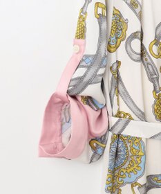 GRACE CONTINENTAL スカーフプリントシャツドレス