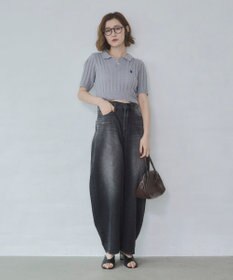 WEGO ワイドカーブデニムパンツ