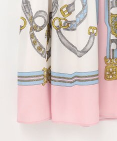 GRACE CONTINENTAL スカーフプリントシャツドレス