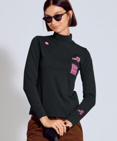 PW CIRCULUS 【吸水速乾 / UV遮蔽率99.5% UVカット / ストレッチ】【WOMEN】DELFT ロングスリーブモックT ゴルフウェア レディース