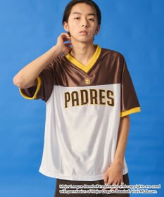 WEGO 【ユニセックス着用ITEM】別注MLBメッシュゲームグラフィックT（SS）