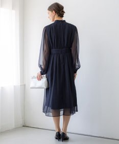 23区 L 【APPLAUDIR】クレープシフォン ドレス