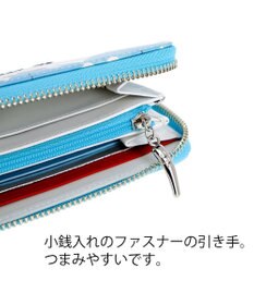 tsumori chisato CARRY コスタリカカエル ラウンドファスナー長財布 【かわいいプリント柄＆刺繍テクニック】