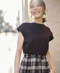 ANY SIS ファブリックドッキング ワンピース