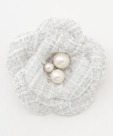 組曲 ツイードパールコサージュ