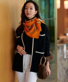 23区 S 【滝沢眞規子さん着用/WEB限定カラーあり】ウーステッドウール リブタートル ニット