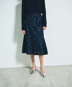 GRACE CONTINENTAL ローズレーススカート