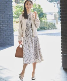 ANY SIS 【洗える】ミモザプリント ワンピース