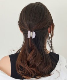 Phoebe <オンワード限定セット>【痛くないシリーズ】ミルキースタッズミニバンスクリップ×パワーストーンイヤリング