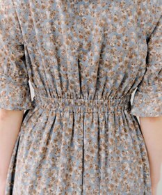 Tiaclasse 【洗える】キャンディースリーブ花柄ワンピース