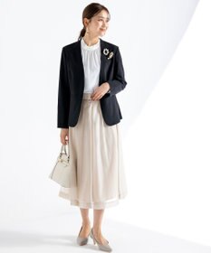 ANY SIS L 【洗える】シャイニータック スカート