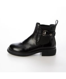 MODE ET JACOMO <carino>本革サイドゴアベルテッドショートブーツ