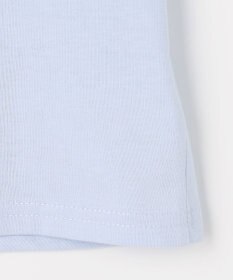 ANY KIDS 【洗濯機可能】肩あき ロゴ刺繍Tシャツ