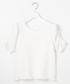 Feroux 【洗える】レーシージャガード カットソー