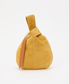 russet 【2025AW新作】本革スエード巾着ハンドバッグ(CE-1582)