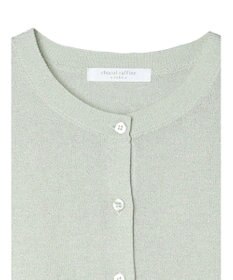 Green Parks ラメクルーネックカーディガン