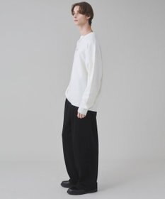 WEGO 【ユニセックス着用ITEM/SMLサイズ展開】アクセ付きワンポイントニットプルオーバー