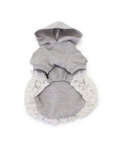 PET PARADISE ペットパラダイス ドッキングパーカー 《グレー》 小型犬