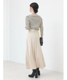 earth music&ecology リボンフレアスカート