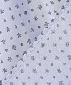 J.PRESS LADIES S 【洗える】ジオメトリックプリント ブラウス