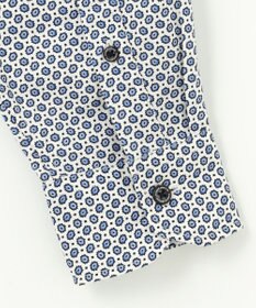 JOSEPH ABBOUD 【キングサイズ・エコ素材】 ヘキサゴンジオメトリックパターン シャツ