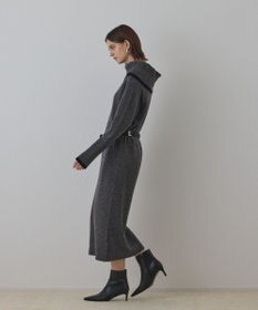 GRACE CONTINENTAL バイカラーオフショルニットワンピース