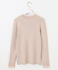 ANY SIS CICA加工 フリルネック プルオーバー