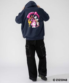 WEGO 【ユニセックス着用ITEM】別注ZIZONEグラフィックZIPパーカー