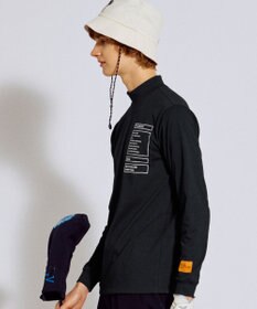 PW CIRCULUS 【吸水速乾 / UV遮蔽率99.5% UVカット / ストレッチ】【MEN】ロングスリーブモックT ゴルフ