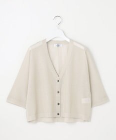 J.PRESS LADIES L 【WEB限定カラーあり・洗える】SHEER LIGHT KNIT Vネック カーディガン