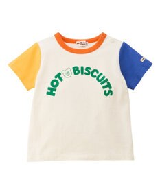 MIKI HOUSE HOT BISCUITS 【70-120cm】ロゴシリーズ 半袖Tシャツ