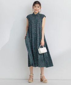 組曲 【洗える】プティフラワージョーゼットシフォン ワンピース