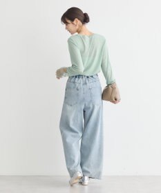 earth music&ecology シアースリーブプルオーバー