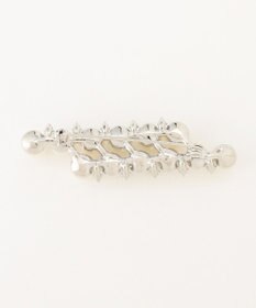 23区 パールダブルライン ブローチ