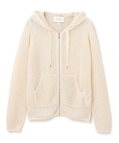 BEIGE， OPTICAL / ニットパーカー