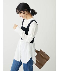 Green Parks ＳＥＴ２点ニットビスチェ＋とろみチュニック