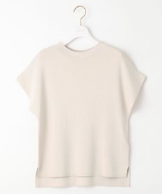 ANY SIS 【洗える】ボトルネックフレンチスリーブ ニットT