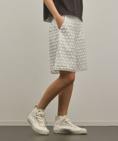 GRACE CONTINENTAL モチーフチュールパンツ