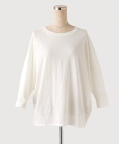TOQUE 〈大草直子さんアドバイザー〉 【天然素材】タンギスコットン天竺ドルマンTシャツ