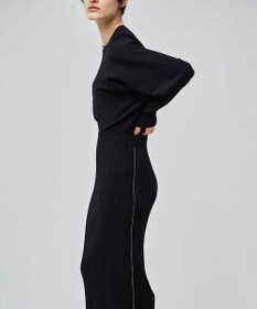 BEIGE， 【洗える】LAURA / Iラインリブスカート