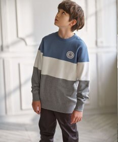 J.PRESS KIDS 【140-170cm】COMBI トリコロール トレーナー