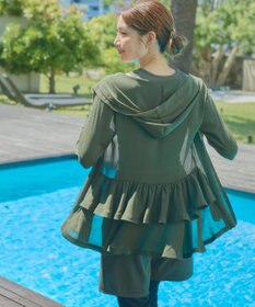 OP／FILA 【Ocean Pacific】ラッシュガード/レギンス付き 水着5点セット