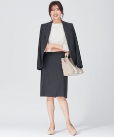 23区 L 【洗える】ヴィスコースソフトポンチ ラグラン カットソー