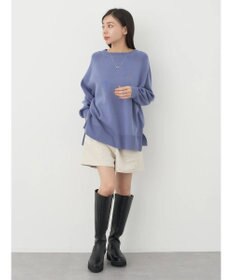 earth music&ecology サイドスリットルーズチュニック