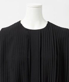 23区 【エステータ】ウールトロドライストレッチ プリーツコンビ ワンピース