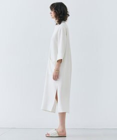 BEIGE， 【洗える】RUE / クロスオーバーVネックワンピース