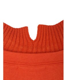 Green Parks 裏起毛ニットリブドッキングプルオーバー