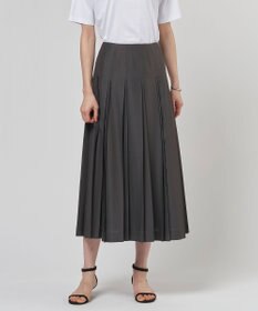 J.PRESS LADIES L エアリースパンボイル プリーツ スカート