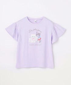 ANY KIDS 【綿100%】ドロップショルダー アニマルプリントTシャツ